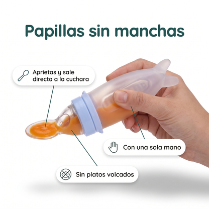 Cabezal cuchara: papillas sin manchas